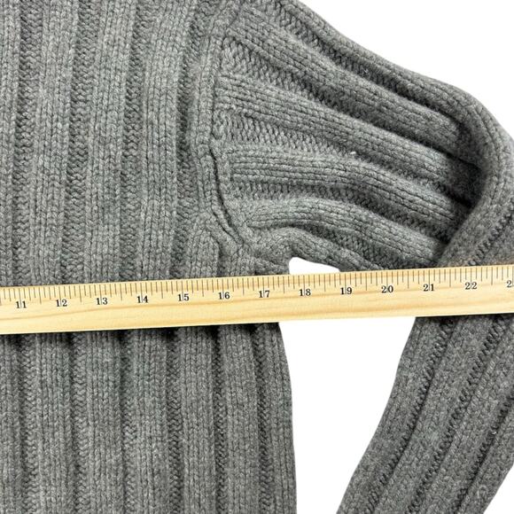 100% CASHMERE - HAND KNIT - Polo by Ralph Lauren - Men's Sweater Gray - Size: M - Picture 9 of 12